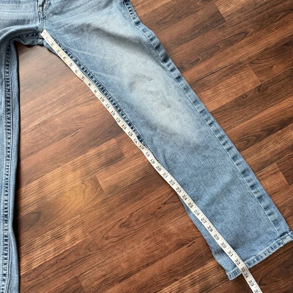 Ariat M7 Slim Fit Straight Leg Jeans 31/34 Light Wash Denim Western Work - Picture 6 of 12